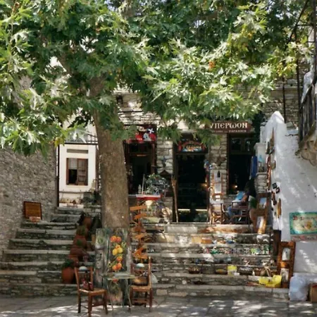 Traditional Stone House With Panoramic Mountain View