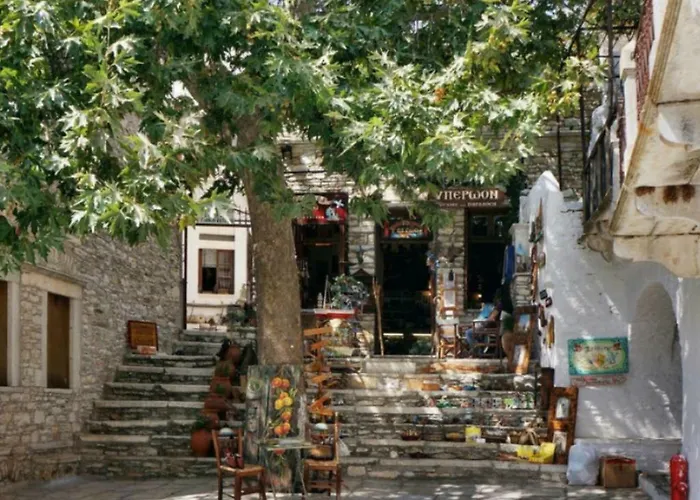 Traditional Stone House With Panoramic Mountain View